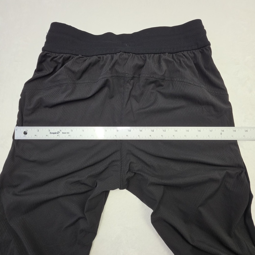 Lululemon Womens Jogger Pants Black Stretch Athletic Drawstring Tapered Size 6 - Picture 11 of 11